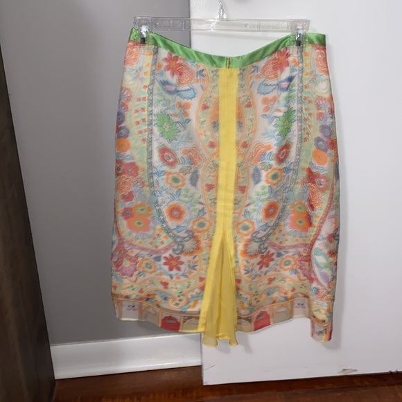Etcetera Dresses & Skirts - Etcetera 100 percent Silk floral skirt